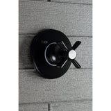 Millennium Single-Handle Three-Way Diverter Valve with Round Trim Kit