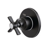 Millennium Single-Handle Three-Way Diverter Valve with Round Trim Kit