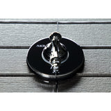 Single-Handle Three-Way Diverter Valve with Round Trim Kit