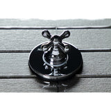 Single-Handle Three-Way Diverter Valve with Round Trim Kit