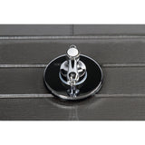 Heirloom Single-Handle Three-Way Diverter Valve with Round Trim Kit