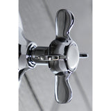Essex Single-Handle Three-Way Diverter Valve with Round Trim Kit