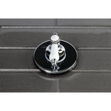 Bel-Air Single-Handle Three-Way Diverter Valve with Round Trim Kit