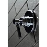 Kaiser Single-Handle Three-Way Diverter Valve with Round Trim Kit