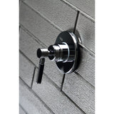 Kaiser Single-Handle Three-Way Diverter Valve with Round Trim Kit