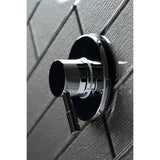 Concord Single-Handle Three-Way Diverter Valve with Round Trim Kit