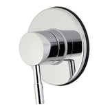 Concord Single-Handle Three-Way Diverter Valve with Round Trim Kit