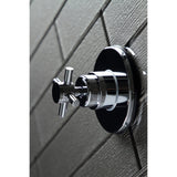 Concord Single-Handle Three-Way Diverter Valve with Round Trim Kit