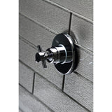 Concord Single-Handle Three-Way Diverter Valve with Round Trim Kit