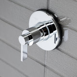 NuvoFusion Single-Handle Three-Way Diverter Valve with Round Trim Kit