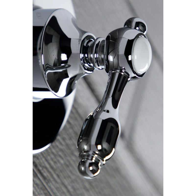 Tudor Single-Handle Three-Way Diverter Valve with Round Trim Kit