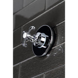 Single-Handle Three-Way Diverter Valve with Round Trim Kit