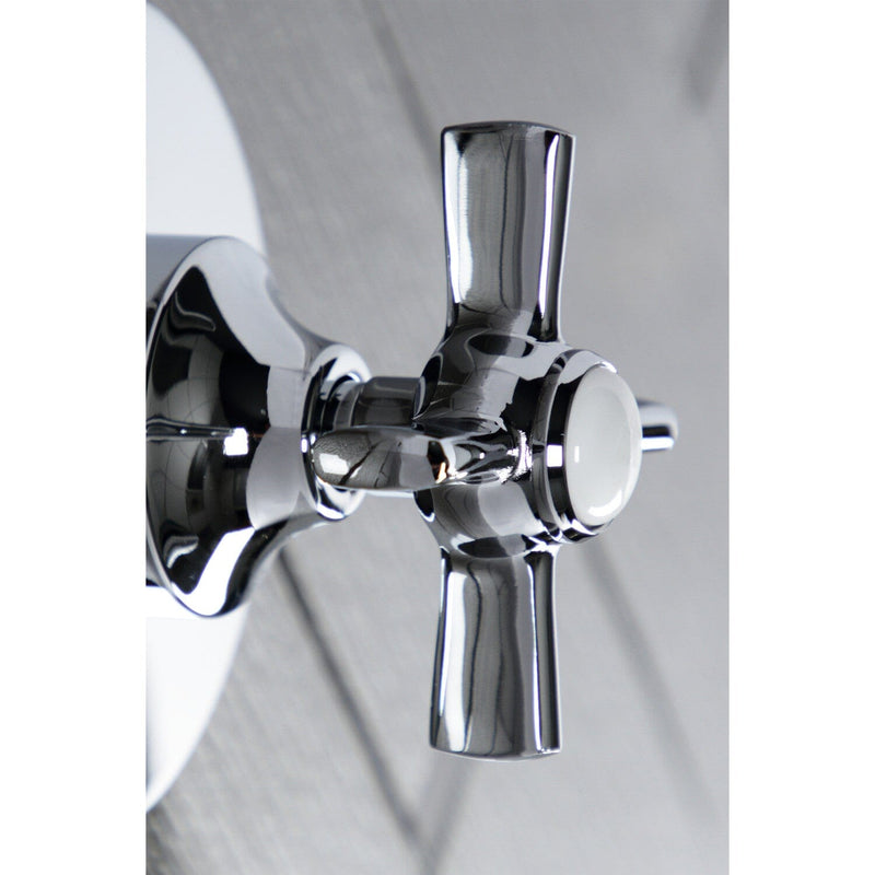 Millennium Single-Handle Three-Way Diverter Valve with Round Trim Kit