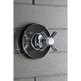 Millennium Single-Handle Three-Way Diverter Valve with Round Trim Kit