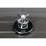 Millennium Single-Handle Three-Way Diverter Valve with Round Trim Kit