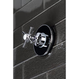 Millennium Single-Handle Three-Way Diverter Valve with Round Trim Kit