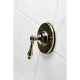 Single-Handle Three-Way Diverter Valve with Round Trim Kit