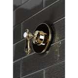 Heirloom Single-Handle Three-Way Diverter Valve with Round Trim Kit