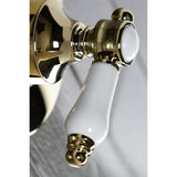 Bel-Air Single-Handle Three-Way Diverter Valve with Round Trim Kit