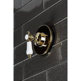 Bel-Air Single-Handle Three-Way Diverter Valve with Round Trim Kit