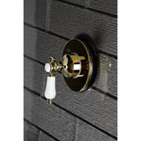 Bel-Air Single-Handle Three-Way Diverter Valve with Round Trim Kit