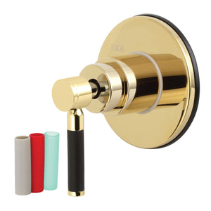 Kaiser Single-Handle Three-Way Diverter Valve with Round Trim Kit