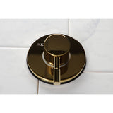 Concord Single-Handle Three-Way Diverter Valve with Round Trim Kit