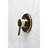 Concord Single-Handle Three-Way Diverter Valve with Round Trim Kit