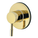 Concord Single-Handle Three-Way Diverter Valve with Round Trim Kit