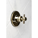 Concord Single-Handle Three-Way Diverter Valve with Round Trim Kit