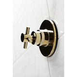 Concord Single-Handle Three-Way Diverter Valve with Round Trim Kit