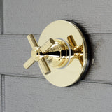Elinvar Single-Handle Three-Way Diverter Valve with Round Trim Kit
