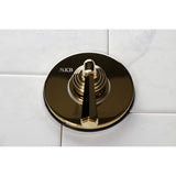 Metropolitan Single-Handle Three-Way Diverter Valve with Round Trim Kit