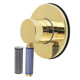 Verona Single-Handle Three-Way Diverter Valve with Round Trim Kit