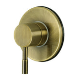 Concord Single-Handle Three-Way Diverter Valve with Round Trim Kit