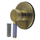 Verona Single-Handle Three-Way Diverter Valve with Round Trim Kit