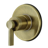 NuvoFusion Single-Handle Three-Way Diverter Valve with Round Trim Kit