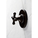 Single-Handle Three-Way Diverter Valve with Round Trim Kit