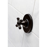 Single-Handle Three-Way Diverter Valve with Round Trim Kit