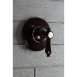 Heirloom Single-Handle Three-Way Diverter Valve with Round Trim Kit
