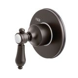 Heirloom Single-Handle Three-Way Diverter Valve with Round Trim Kit