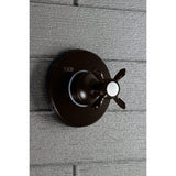 Essex Single-Handle Three-Way Diverter Valve with Round Trim Kit