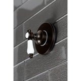 Bel-Air Single-Handle Three-Way Diverter Valve with Round Trim Kit