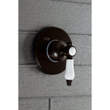 Bel-Air Single-Handle Three-Way Diverter Valve with Round Trim Kit
