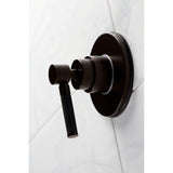 Kaiser Single-Handle Three-Way Diverter Valve with Round Trim Kit