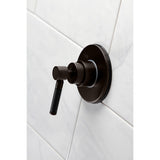 Kaiser Single-Handle Three-Way Diverter Valve with Round Trim Kit
