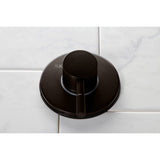 Concord Single-Handle Three-Way Diverter Valve with Round Trim Kit