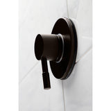 Concord Single-Handle Three-Way Diverter Valve with Round Trim Kit