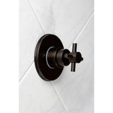 Concord Single-Handle Three-Way Diverter Valve with Round Trim Kit