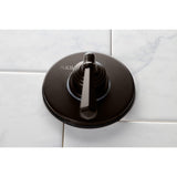 Metropolitan Single-Handle Three-Way Diverter Valve with Round Trim Kit